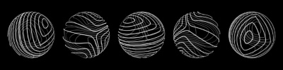 Digital Neural Network, Abstract Spheres & Grids of Dot Particles 28xAI