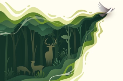 Nature Concept Paper Cuts 19xAI Nature Concept Paper Cuts 19xAI