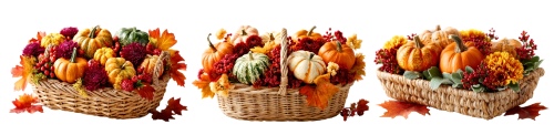 Pumpkin Autumn Thanksgiving Harvest Design Elements 30xPNG