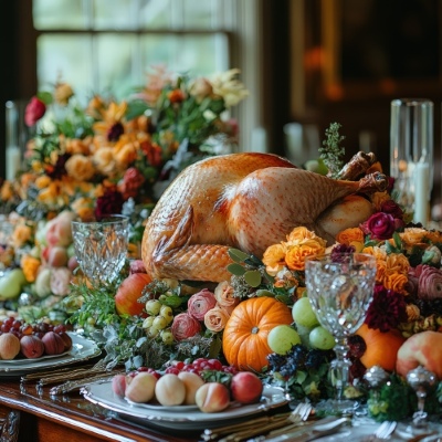 Thanksgiving Day Templates & PNG Elements 12xPNG, 13xJPG