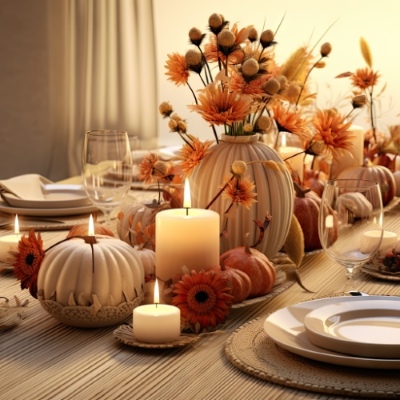 Thanksgiving Day Templates & PNG Elements 12xPNG, 13xJPG