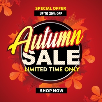 Autumn Special Sale Backgrounds 21xEPS