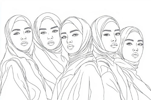 Muslim Hijab Vectors 36xAI Muslim Hijab Vectors 36xAI