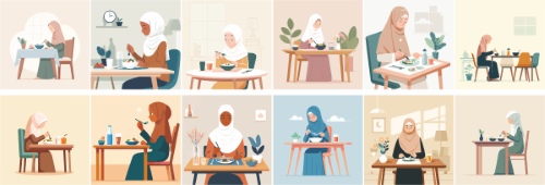 Muslim Hijab Vectors 36xAI Muslim Hijab Vectors 36xAI