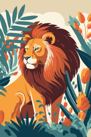 Lion Vectors #2, 30xAI