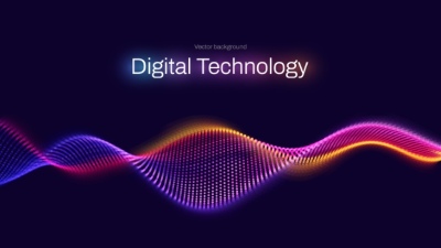 Flow Particles Bokeh, Digital Neural Network Abstracts 26xAI