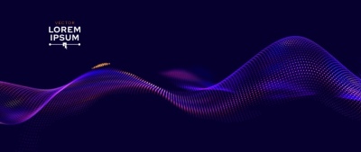 Flow Particles Bokeh, Digital Neural Network Abstracts 26xAI