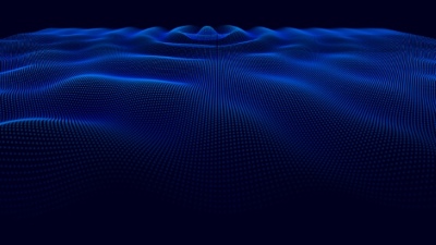 Flow Particles Bokeh, Digital Neural Network Abstracts 26xAI