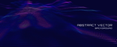 Flow Particles Bokeh, Digital Neural Network Abstracts 26xAI