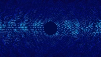 Flow Particles Bokeh, Digital Neural Network Abstracts 26xAI