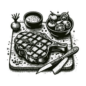 Vintage Food Engravings 37xAI