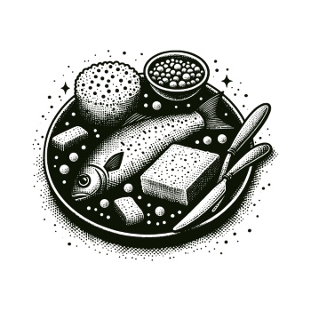 Vintage Food Engravings 37xAI