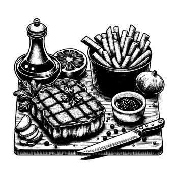 Vintage Food Engravings 37xAI