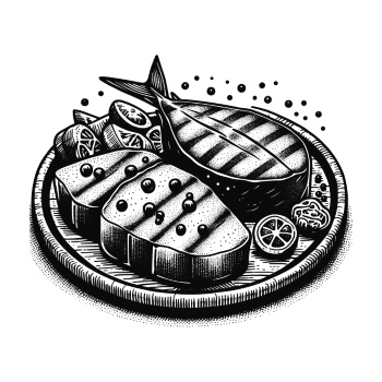 Vintage Food Engravings 37xAI