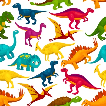 Dinosour Toons Seamless Patterns #1, 31xEPS Dinosour Toons Seamless Patterns #1, 31xEPS
