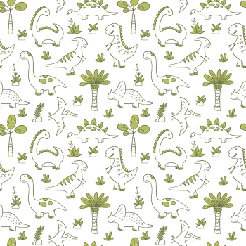 Dinosour Toons Seamless Patterns #1, 31xEPS Dinosour Toons Seamless Patterns #1, 31xEPS
