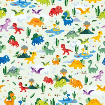 Dinosour Toons Seamless Patterns #1, 31xEPS Dinosour Toons Seamless Patterns #1, 31xEPS