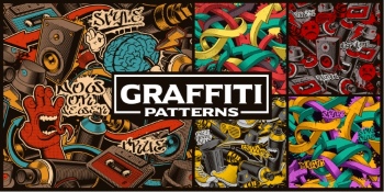 Graffiti Art Vector Collection 50xAI