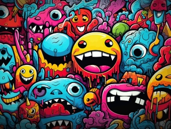 Graffiti Art Vector Collection 50xAI