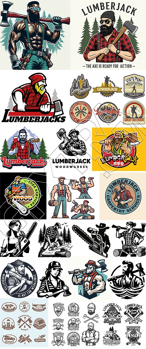Lumberjack Logos 51xAI