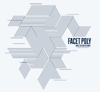 Line Design 3D Cubes and Triangles Abstract Backgrounds 30xAI