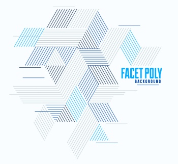 Line Design 3D Cubes and Triangles Abstract Backgrounds 30xAI