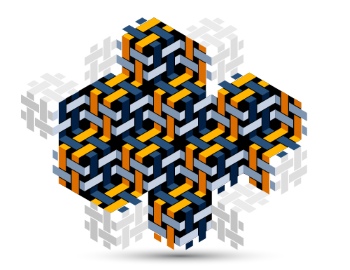 Line Design 3D Cubes and Triangles Abstract Backgrounds 30xAI