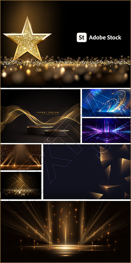 Dark Luxury Backgrounds 25xAI