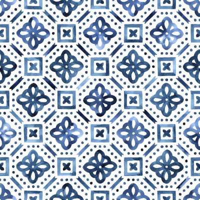 Seamless Watercolor Patterns for Textile 25xAI