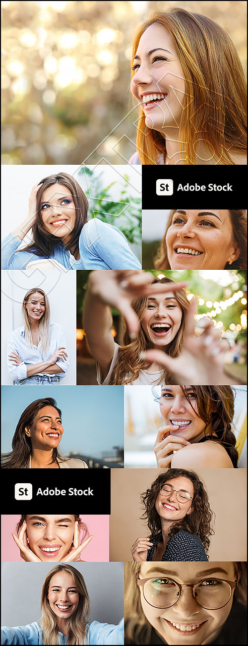 Smiling Faces Woman #1, 26xJPG