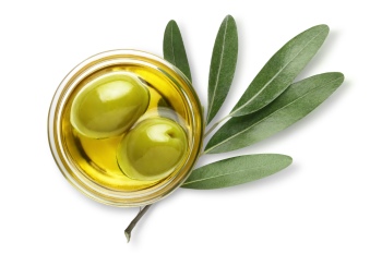 Olive & Olive Oil on White Background 30xJPG