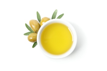 Olive & Olive Oil on White Background 30xJPG