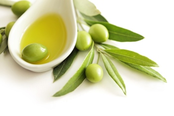 Olive & Olive Oil on White Background 30xJPG