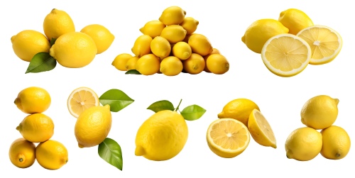 LEMON & LEMONADE 25xPNG