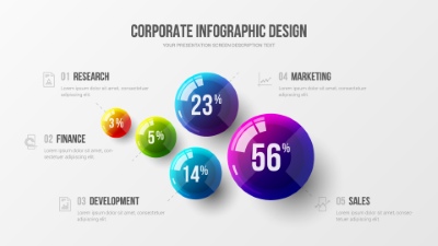 Business Infographic Presentation Vectors 16xAI