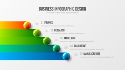 Business Infographic Presentation Vectors 16xAI
