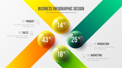 Business Infographic Presentation Vectors 16xAI