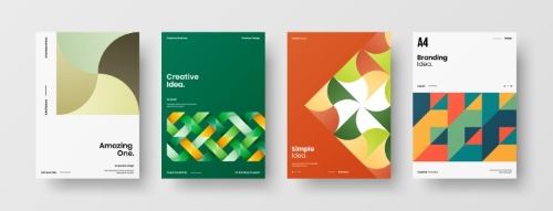 Amazing Cover Templates for Design Works 36xAI
