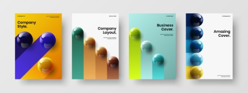 Amazing Cover Templates for Design Works 36xAI