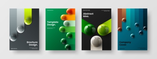 Amazing Cover Templates for Design Works 36xAI