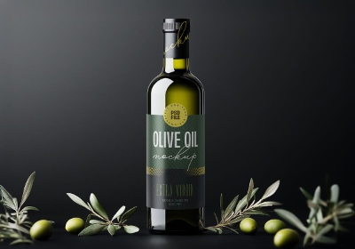 Olive Oil Packing, Canister & Bottle Mockups 12xPSDT