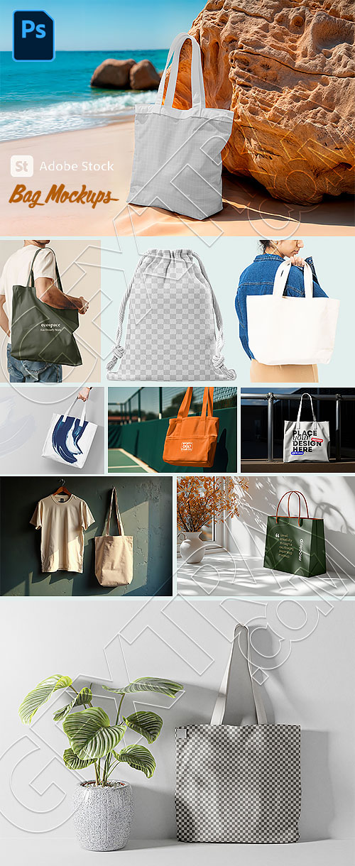 Bag Mockups 11xPSDT