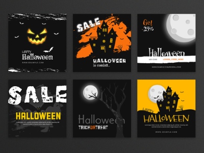 Halloween Social Media Layouts 25xAIT Halloween Social Media Layouts 25xAIT