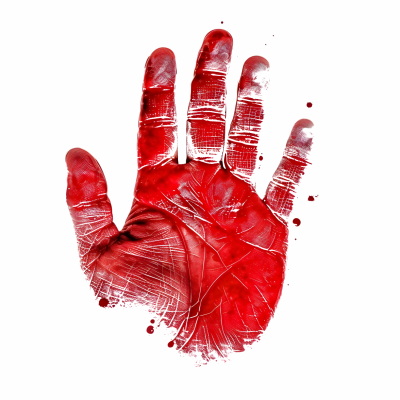 Blood Splashes on Transparent Backgrounds 24xPNG