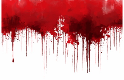 Blood Splashes on Transparent Backgrounds 24xPNG