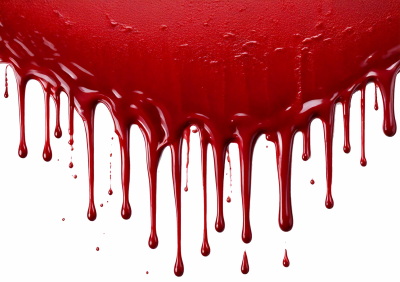 Blood Splashes on Transparent Backgrounds 24xPNG