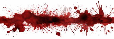 Blood Splashes on Transparent Backgrounds 24xPNG