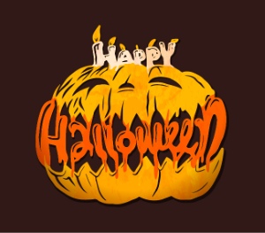 Happy Halloween Banners, Logos & Stickers 35xAI