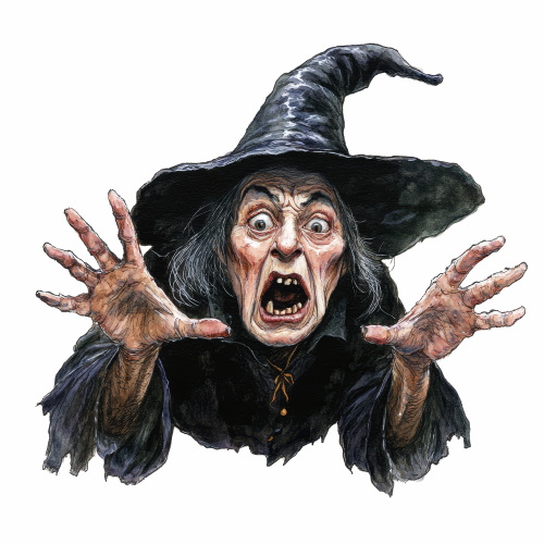 Ghosts, Witches & Zombies for Halloween 31xPNG