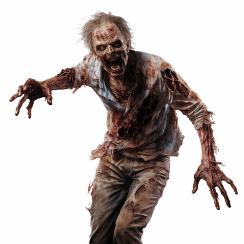 Ghosts, Witches & Zombies for Halloween 31xPNG